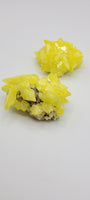 Bright Yellow Sulfur Crystal Specimen