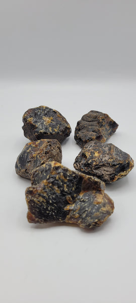 Black/Gold Amber from Mexico Specimen
