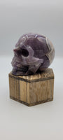 Chevron Dream Amethyst Skull 93.6mm