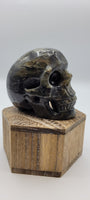Labradorite Hollow Jaw Skull 85mm