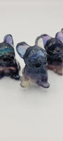 Fluorite French Bulldog Puppy Carving