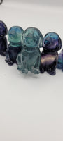 Fluorite Puppy Carving