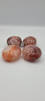 Fire Agate Palm Stones 2”