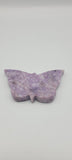 Lepidolite Butterfly Carving