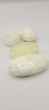 Optical Clear/White Calcite Large Palm Stones