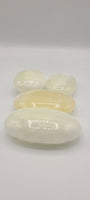 Optical Clear/White Calcite Soapstone XL Palms